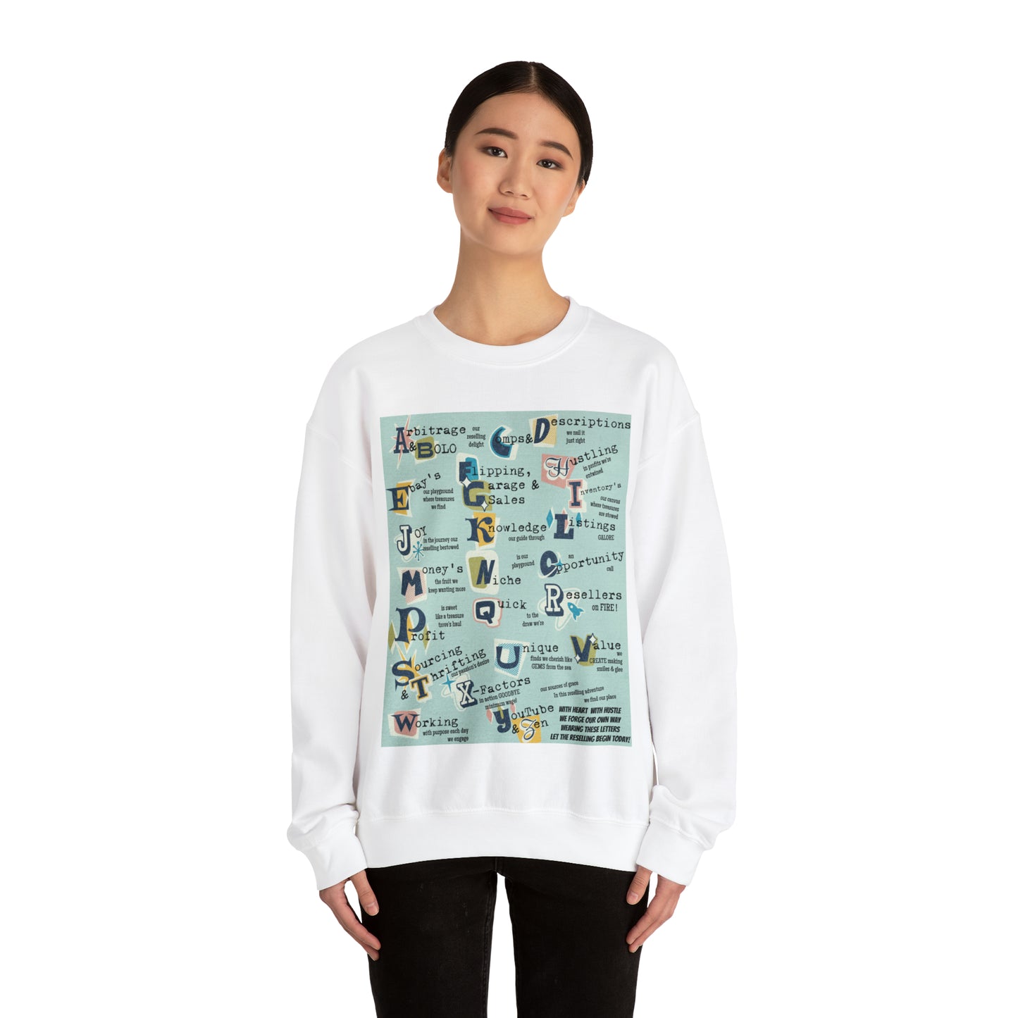 Reseller's Print Unisex Premium Crewneck Sweatshirt