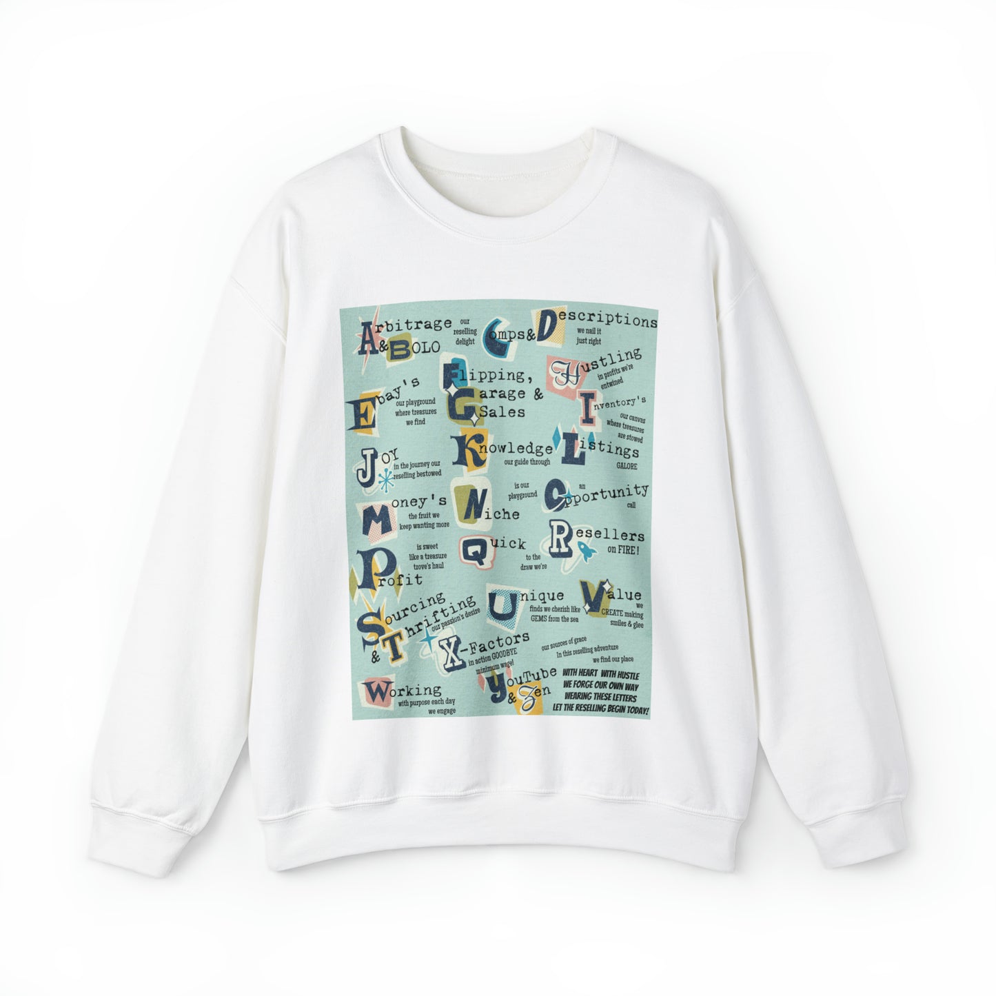 Reseller's Print Unisex Premium Crewneck Sweatshirt