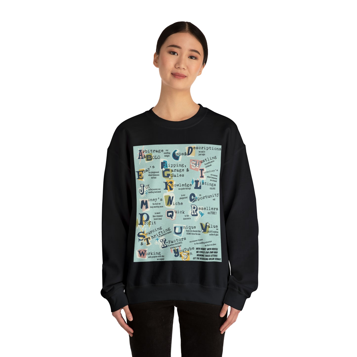 Reseller's Print Unisex Premium Crewneck Sweatshirt