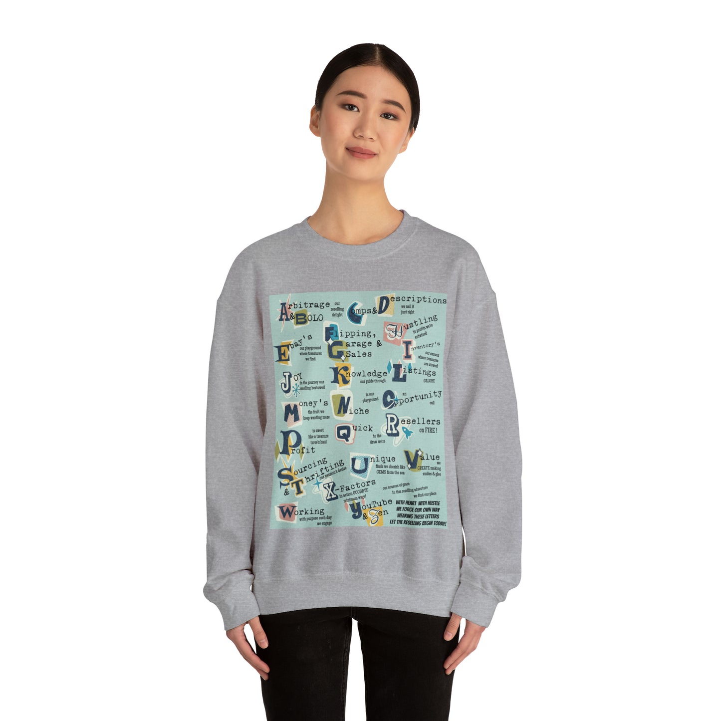 Reseller's Print Unisex Premium Crewneck Sweatshirt