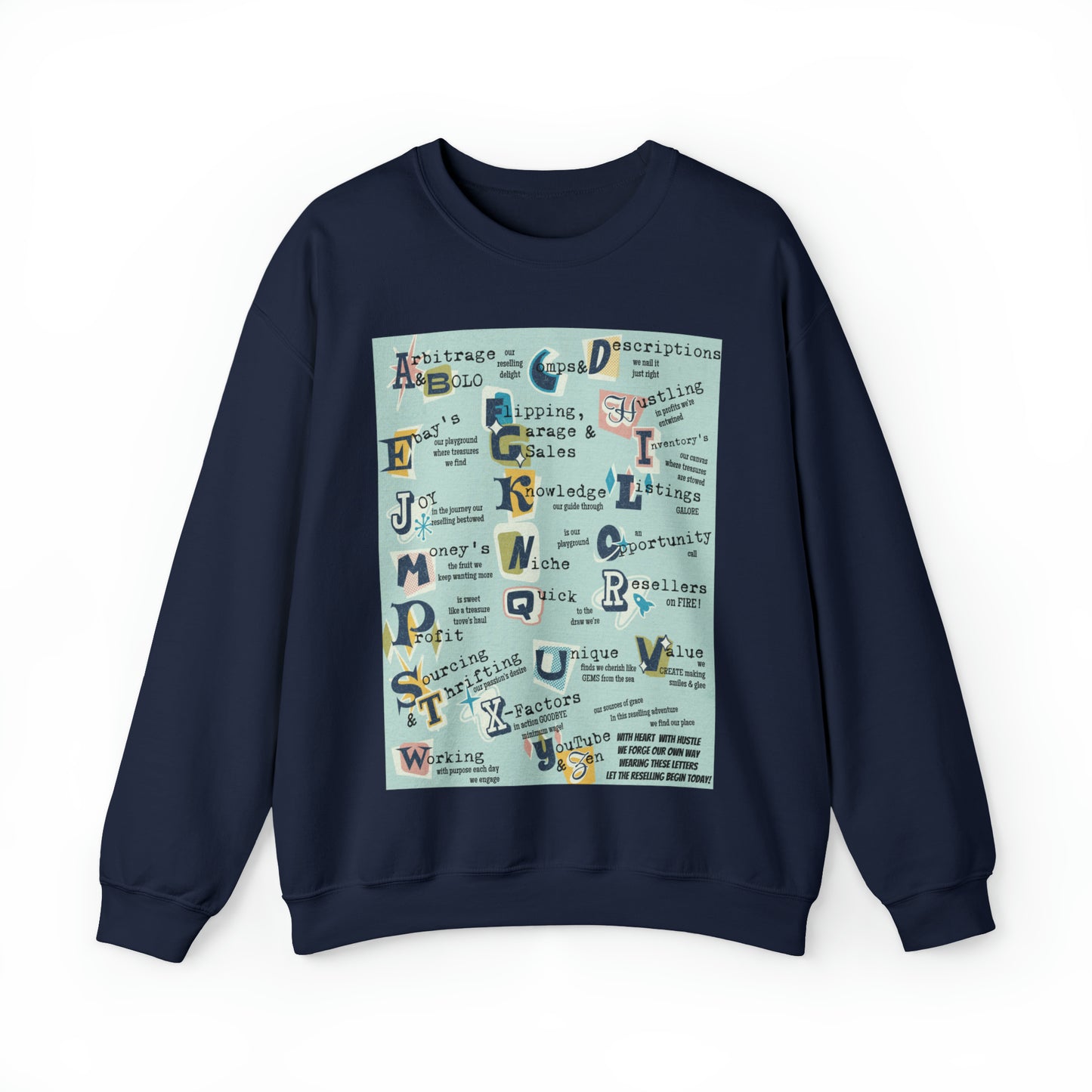 Reseller's Print Unisex Premium Crewneck Sweatshirt