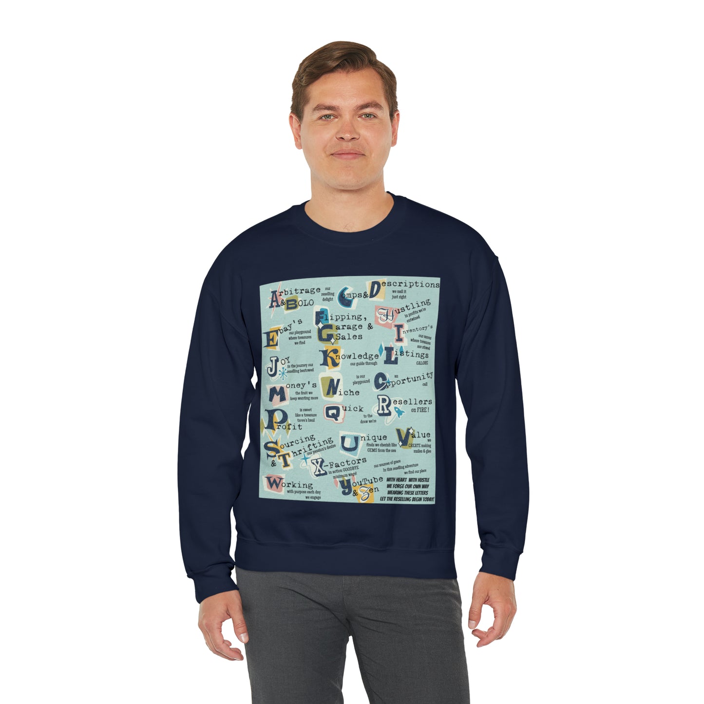 Reseller's Print Unisex Premium Crewneck Sweatshirt