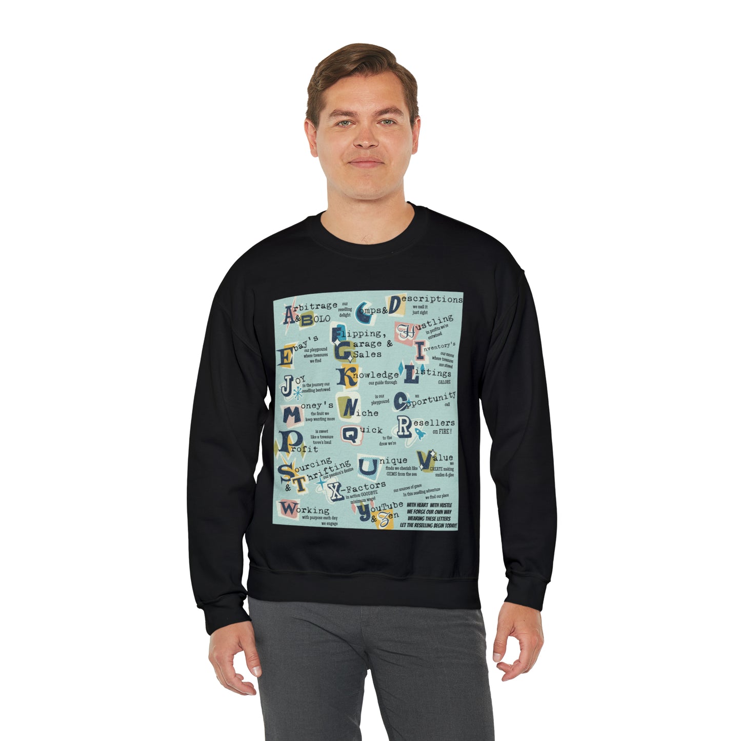 Reseller's Print Unisex Premium Crewneck Sweatshirt
