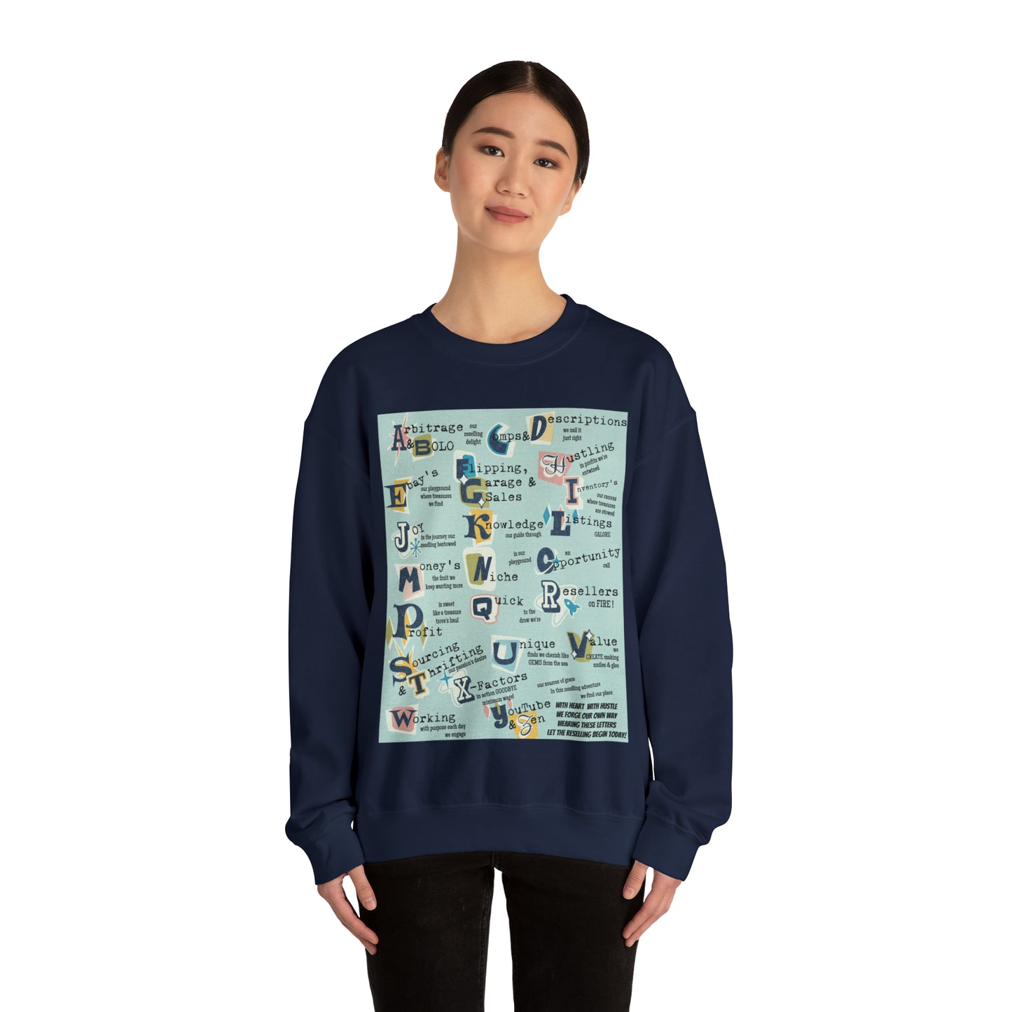 Reseller's Print Unisex Premium Crewneck Sweatshirt