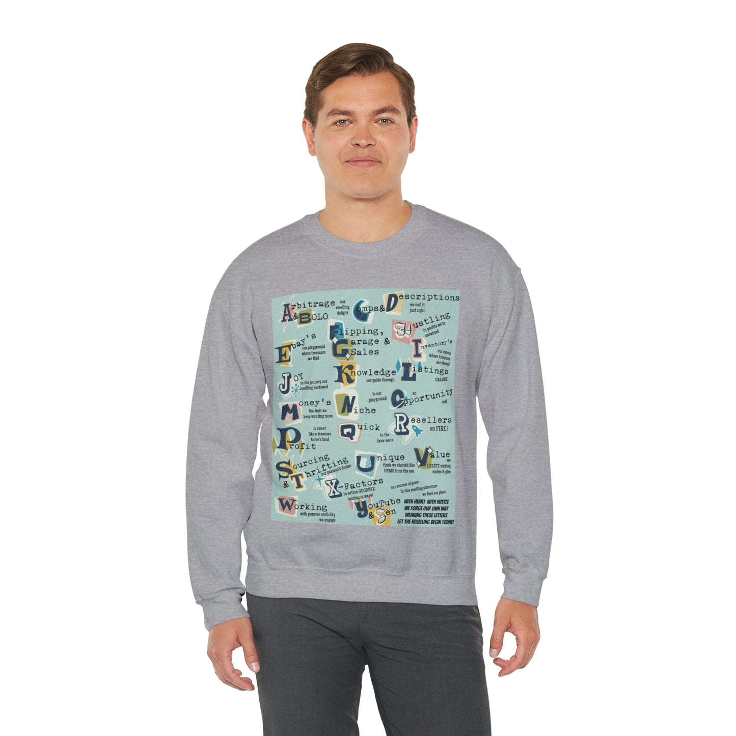Reseller's Print Unisex Premium Crewneck Sweatshirt