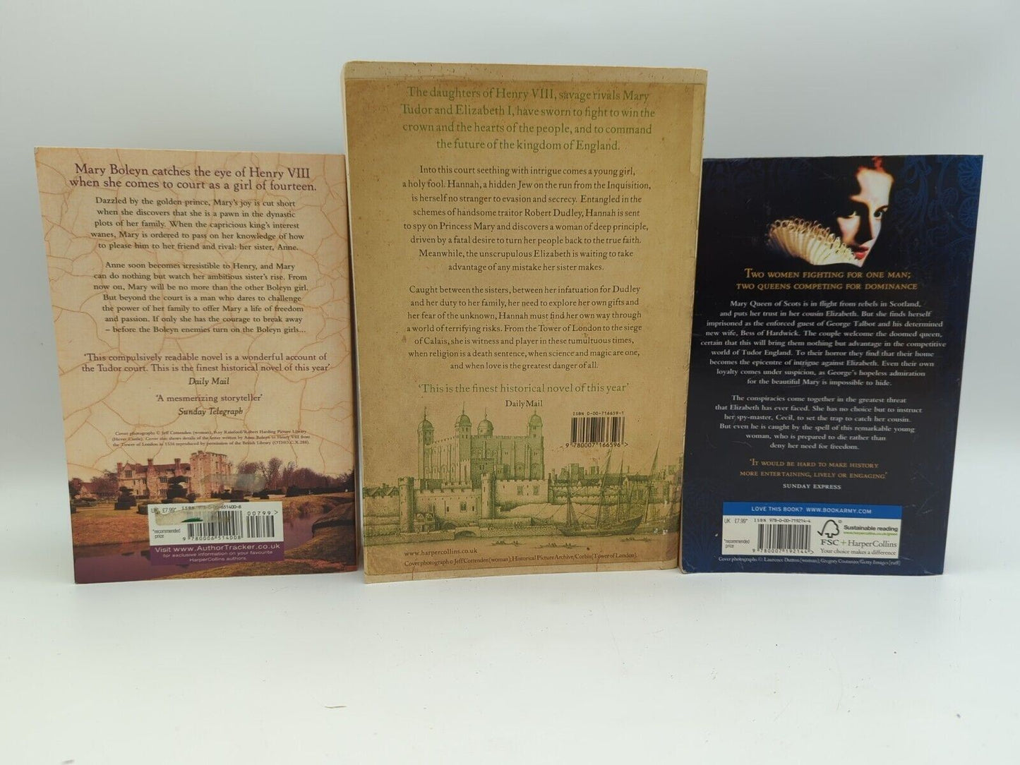 3x Philippa Gregory book Bundle The Other Boleyn Girl, Other Queen, Queen's Fool