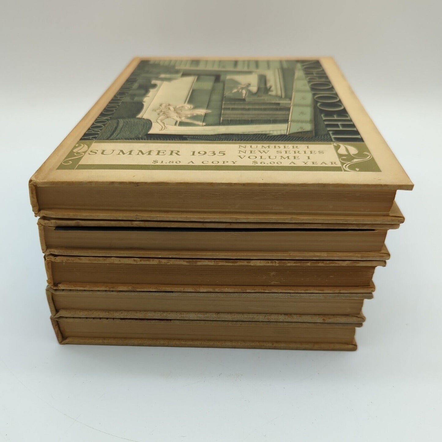 5x The Colophon New Series: A Book Collector's Quarterly Summer 1935 1936 1937..