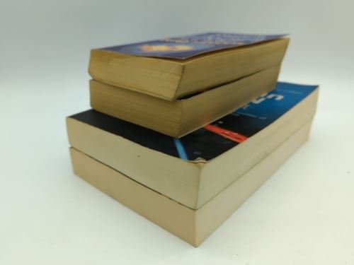 4x Ben Elton, Robert Ludlum, Harlan Coben Paperback Bundle - Dead Famous, Cau…