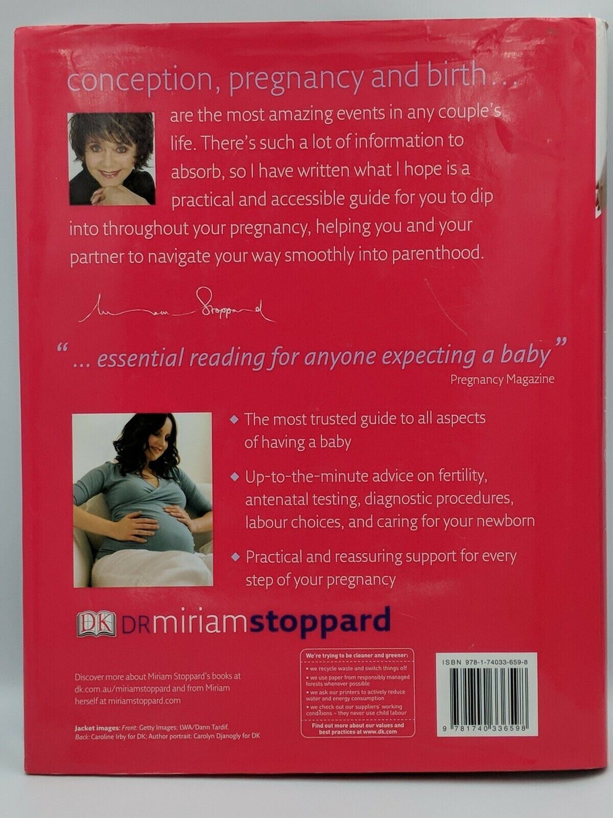 Conception Pregnancy & Child Birth: Bible for Australian Parents Miriam Stoppard