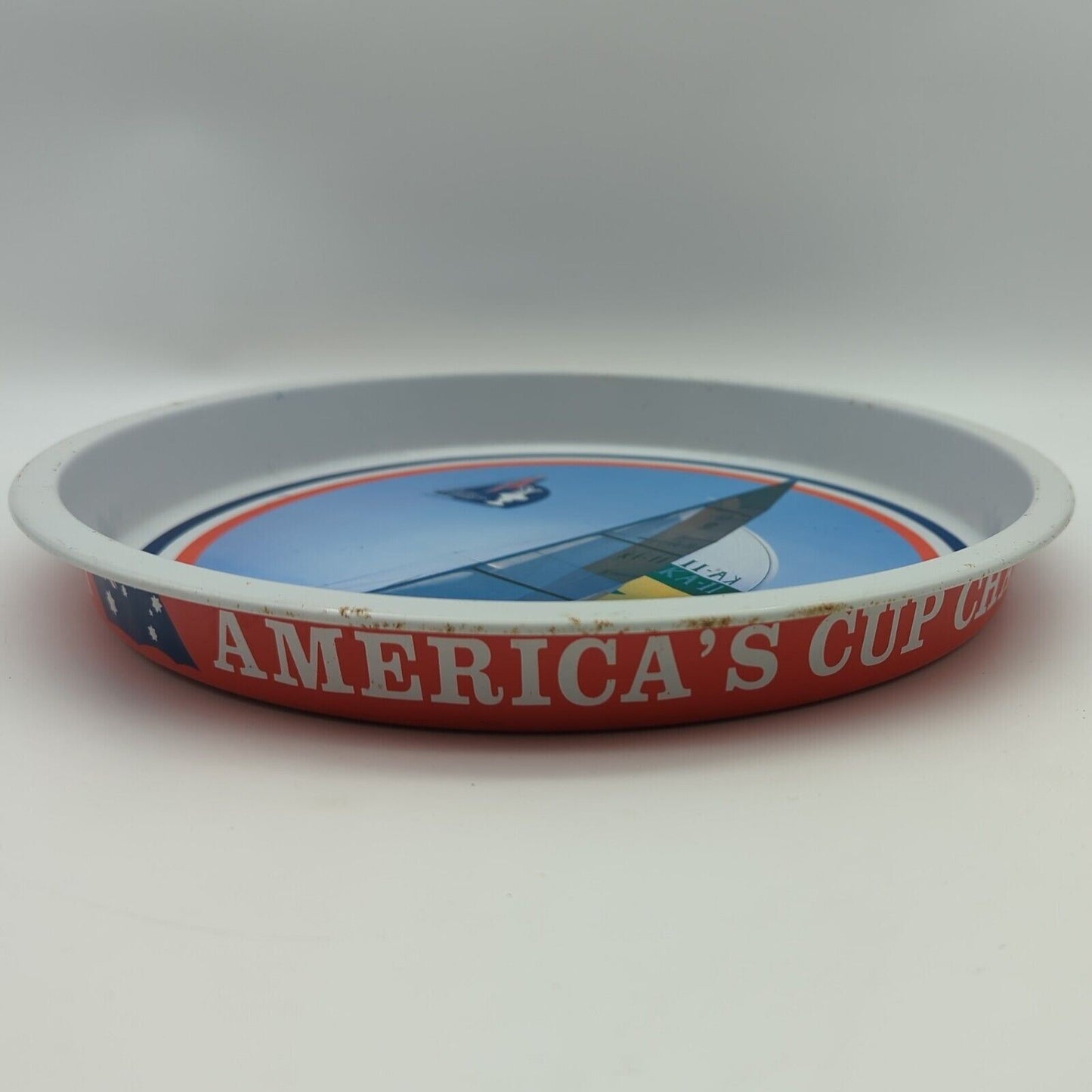 America's Cup Challenge RPYC 1987 Metal Tin Tray Royal Perth Yacht Club