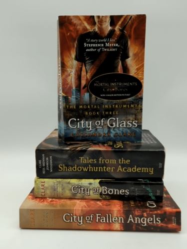 4x Cassandra Clare Shadowhunter Academy City of Glass Bones Fallen Angels