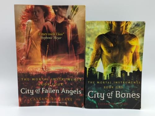 4x Cassandra Clare Shadowhunter Academy City of Glass Bones Fallen Angels