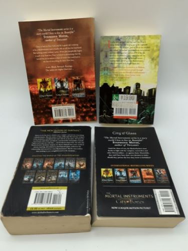 4x Cassandra Clare Shadowhunter Academy City of Glass Bones Fallen Angels