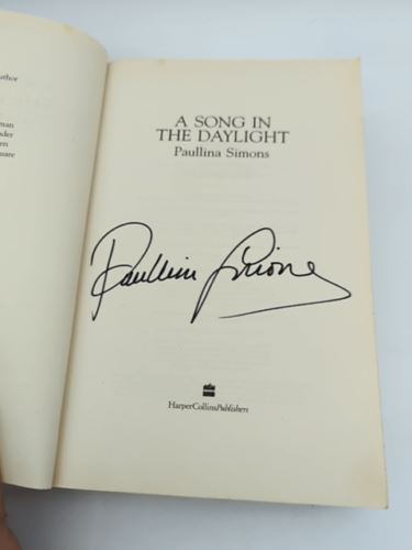 A Song In The Daylight by Paullina Simons (Paperback 0007241550) Signed