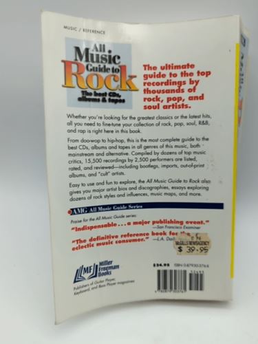 All Music Guide to Rock by Michael Erlewine (Paperback 087930376X)