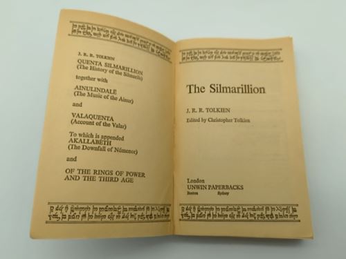 The Silmarillion by J. R. R. Tolkien (Paperback, 1979) 1st Ballantine Edition