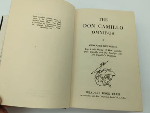 Don Camillo Omnibus by Giovanni Guareschi (Hardcover, 1956) Book Nook