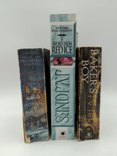 3x Paperback J.V. Jones Baker's Boy, A Sword From Red Ice & Cavern of Black Ice