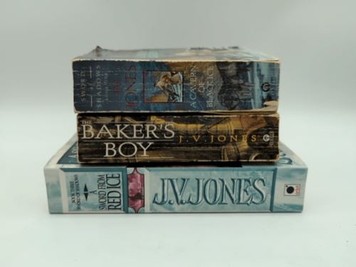 3x Paperback J.V. Jones Baker's Boy, A Sword From Red Ice & Cavern of Black Ice