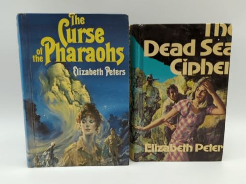 5x Vintage Elizabeth Peter Hardcover Books The Mummy Case...