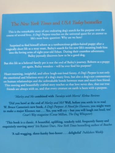 2x Dog Lover's Fiction Books: The Unexpected Everything; A Dog's Purpose