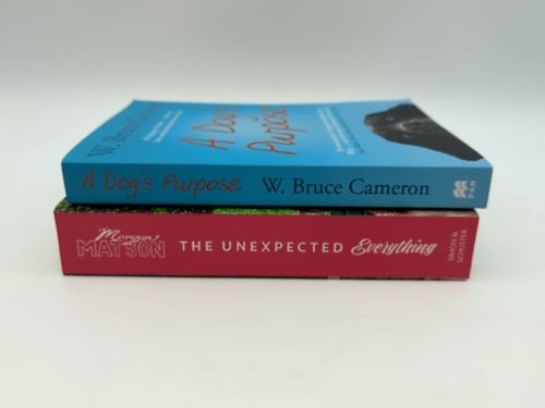 2x Dog Lover's Fiction Books: The Unexpected Everything; A Dog's Purpose