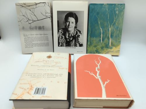 5x Colleen McCullough lot including The Thorn Birds 1st Ed & Signed Corresp.