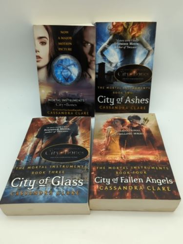 CASSANDRA CLARE Mortal Instruments x4 City of Bones Ashes Glass Fallen Angels