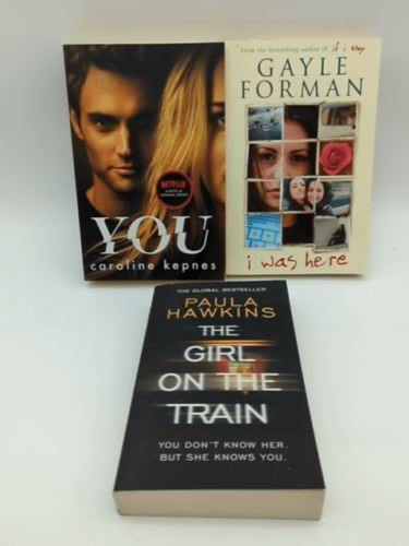 3x Horror book bundle incl. The Girl On The Train by Paula Hawkins…