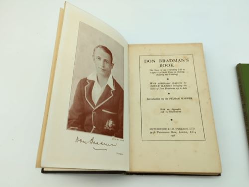Don Bradman Cricketing Lives by Philip Lindsay (Hardcover, 1951) Book Nook