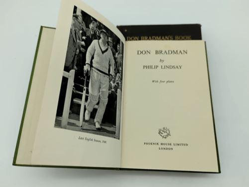 Don Bradman Cricketing Lives by Philip Lindsay (Hardcover, 1951) Book Nook