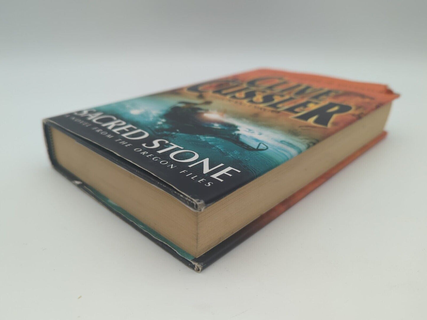 3x Clive Cussler book bundle Sacred Stone (Hardcover), Lost City, Atlantis Found