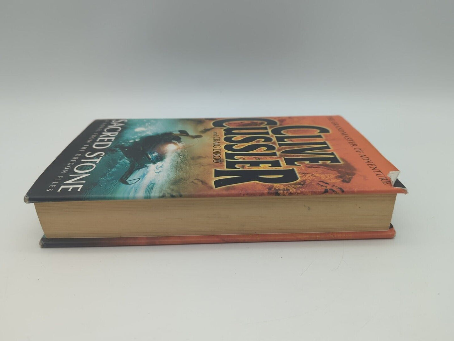 3x Clive Cussler book bundle Sacred Stone (Hardcover), Lost City, Atlantis Found