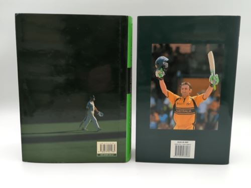 Adam Gilchrist True Colours & Steve Waugh Out of My Control, Cricket lot x2