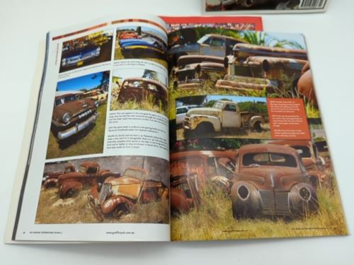 3x Hot Rod, Funny Card & Car Build Book lot: 1957 Chevy, Team Killeen
