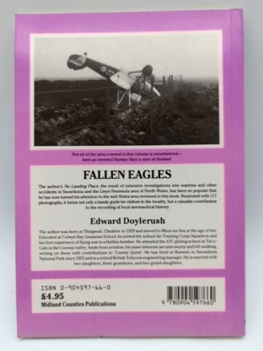 Fallen Eagles by Edward Doylerush, Aircraft Crashes in North-east & Mid-Wales