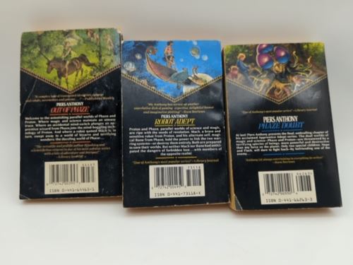 Apprentice Adept Series books 4 5 7 by Piers Anthony (Paperback Sci-fi)