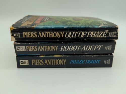 Apprentice Adept Series books 4 5 7 by Piers Anthony (Paperback Sci-fi)