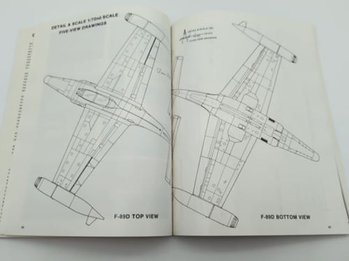 F-89 Scorpion in detail & scale D&S Vol. 41 by Bert Kinzey 0890241546 Air Force