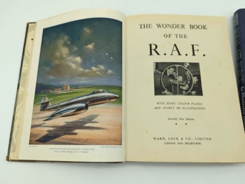 Wonder Book of the R.A.F. (Hardcover) & The Royal Air Force by Michael Armitage
