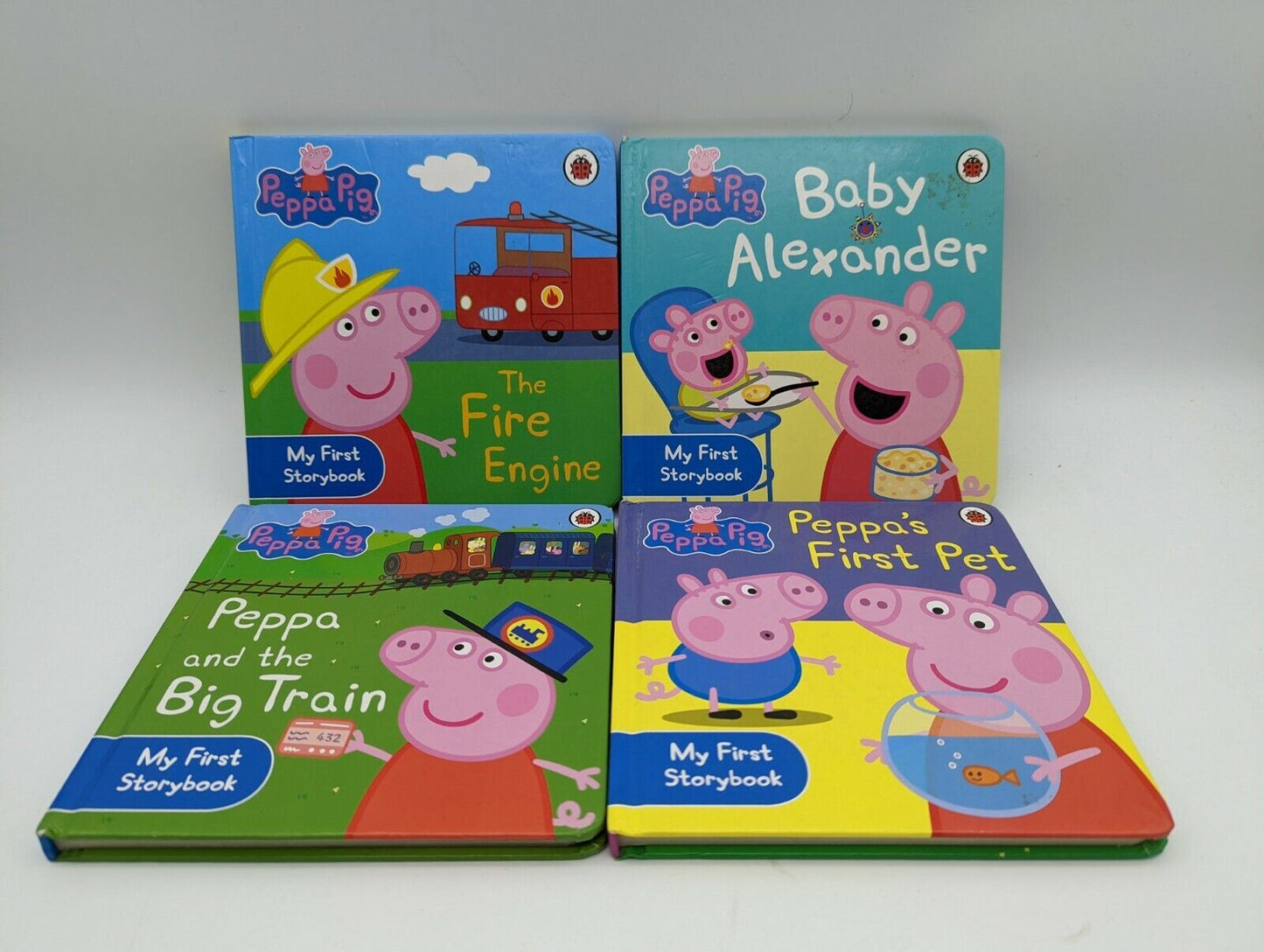 4x Peppa Pig Book Toddlers Bundle | My First Storybook Hardcover lot, free post