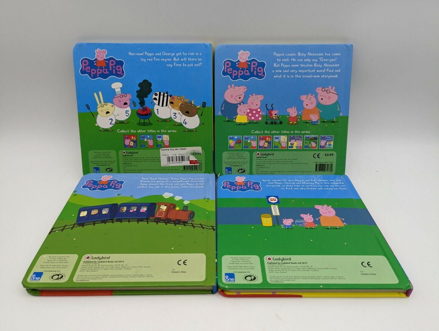 4x Peppa Pig Book Toddlers Bundle | My First Storybook Hardcover lot, free post