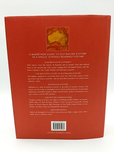 The Oxford Companion to Australian History by Oxford University Press 0195535979