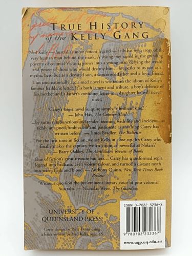 True History of the Kelly Gang by Peter Carey (Paperback 070223236X)