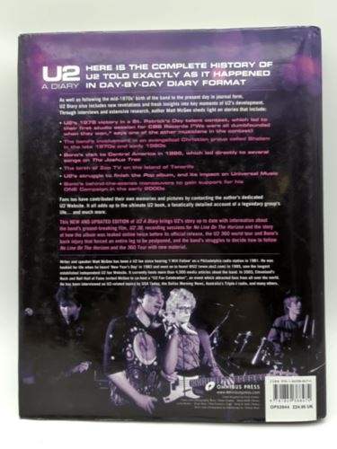 U2: A Diary by Matt McGee | Complete History Timeline of the band (Paperback)