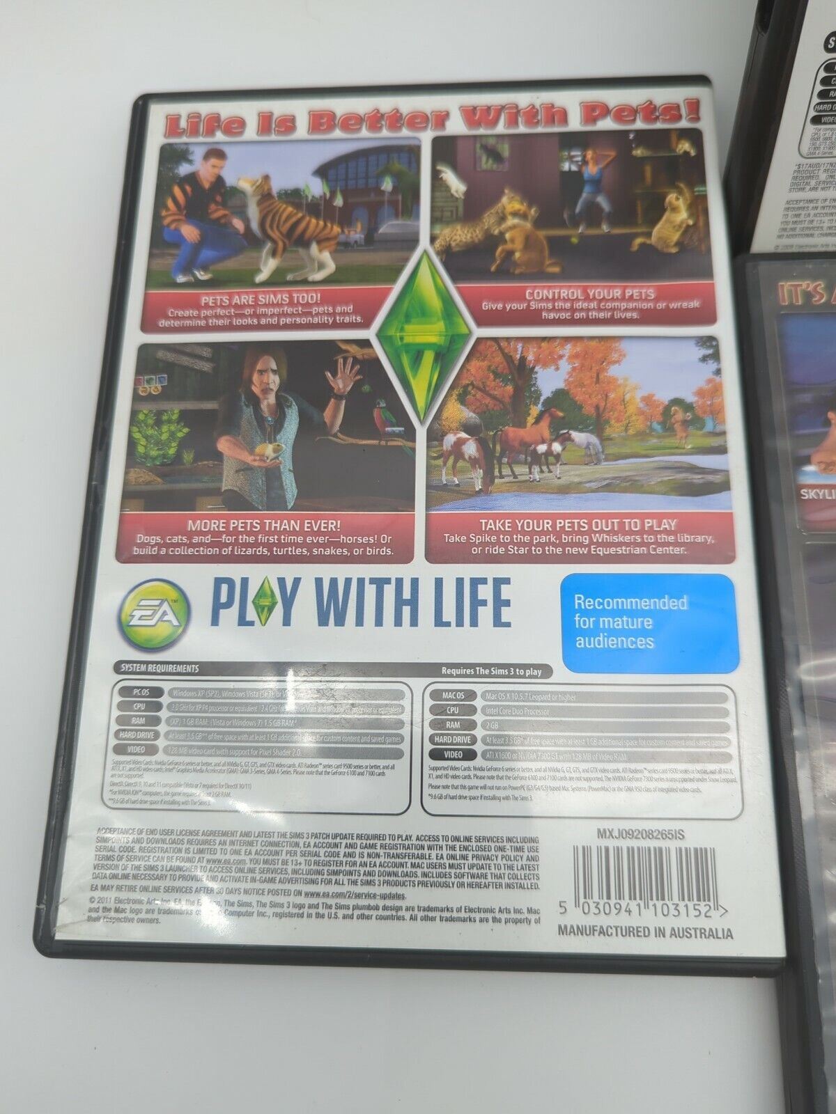 The Sims 3 PC Game & 2 Expansion Pack Lot Bundle | Pets, Generations