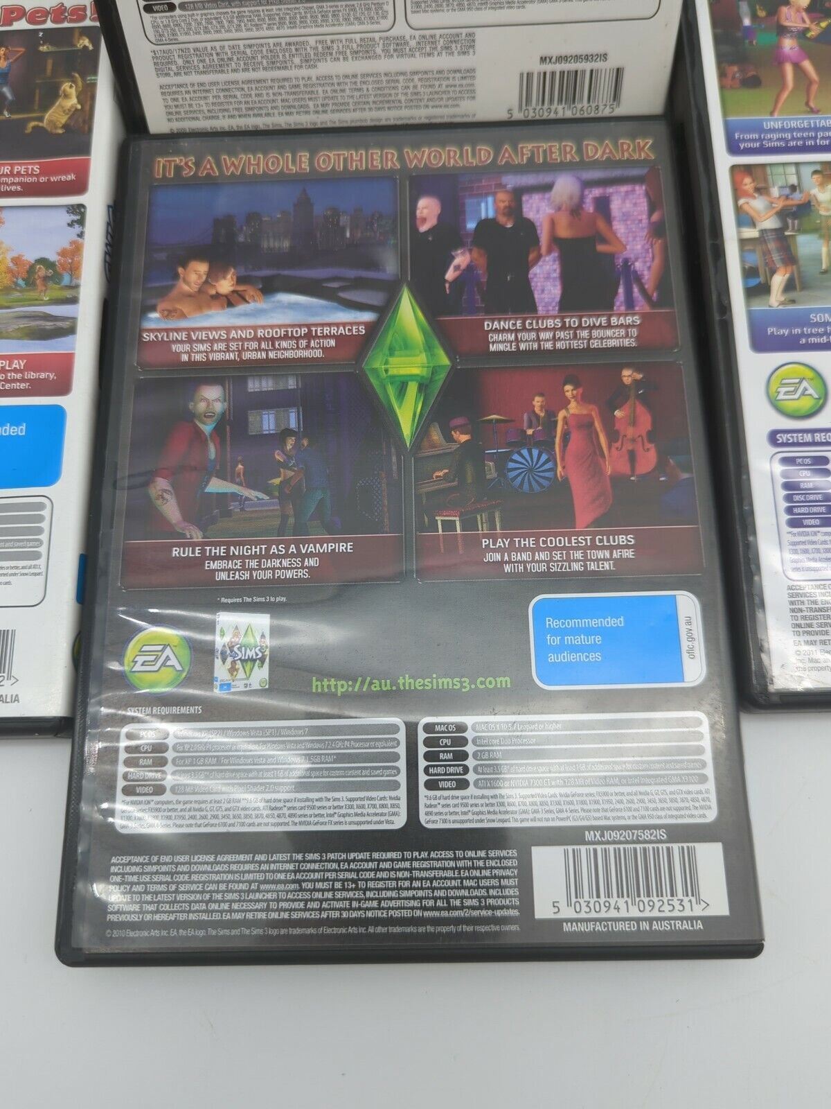 The Sims 3 PC Game & 2 Expansion Pack Lot Bundle | Pets, Generations