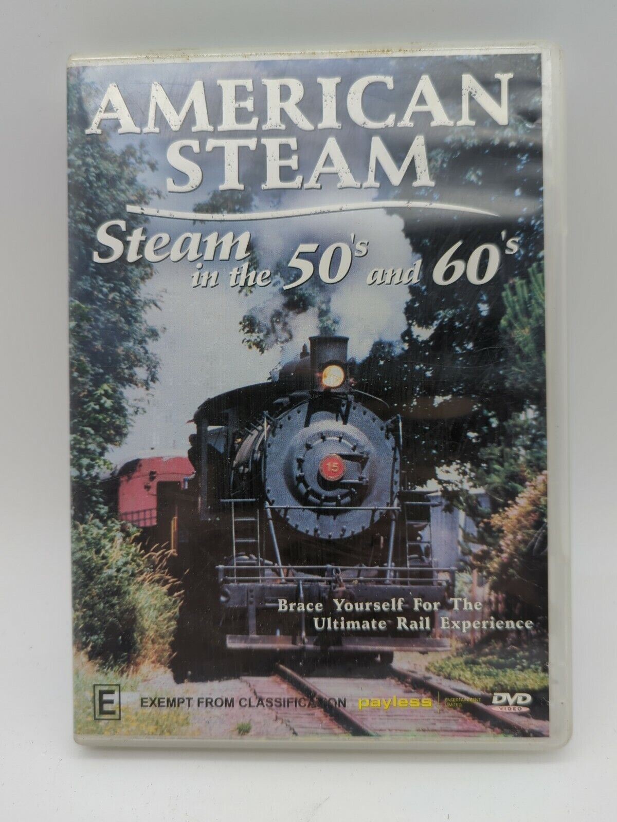 AMERICAN STEAM DVD - Steam in the 50's and 60's (PAL) FREE POST