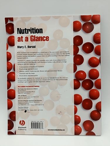 Nutrition at a Glance by Mary Barasi (Paperback, 2007) Book Nook 1405134879