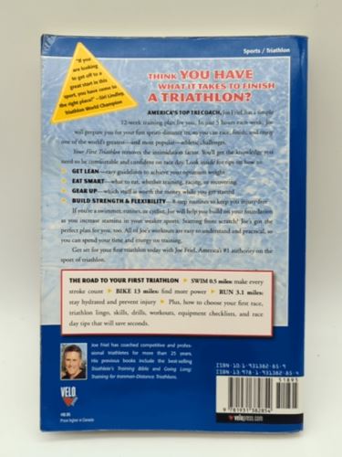 Your First Triathlon by Joe Friel (Paperback, 2006) Book Nook 1931382859